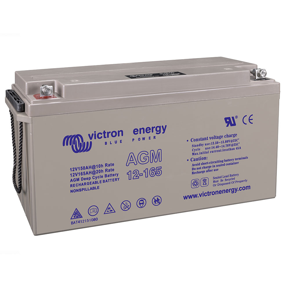 12V/165Ah AGM Deep Cycle Batt. (M8)