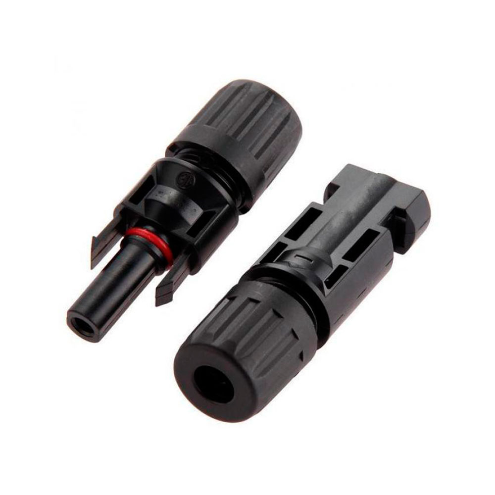 Solar connector pair MC4, 1x Male/1x Female