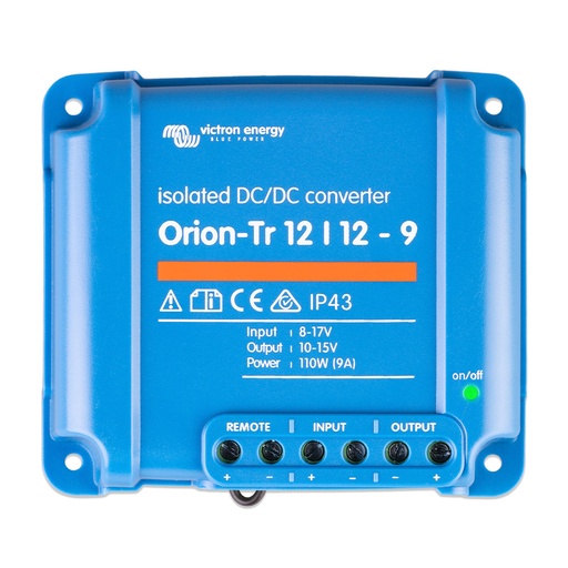 [ORI121210110] Orion-Tr 12/12-9A (110W) Isolated DC-DC converter