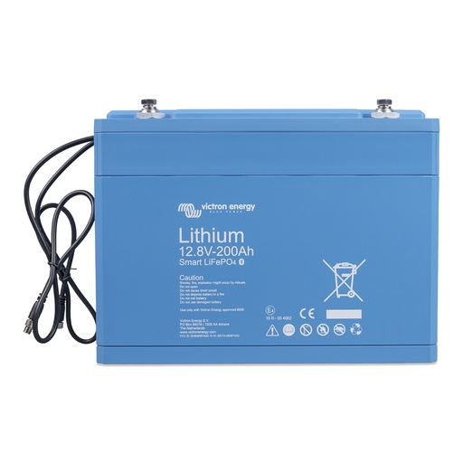 [BAT512120610] LiFePO4 Battery 12,8V/200Ah  - Smart