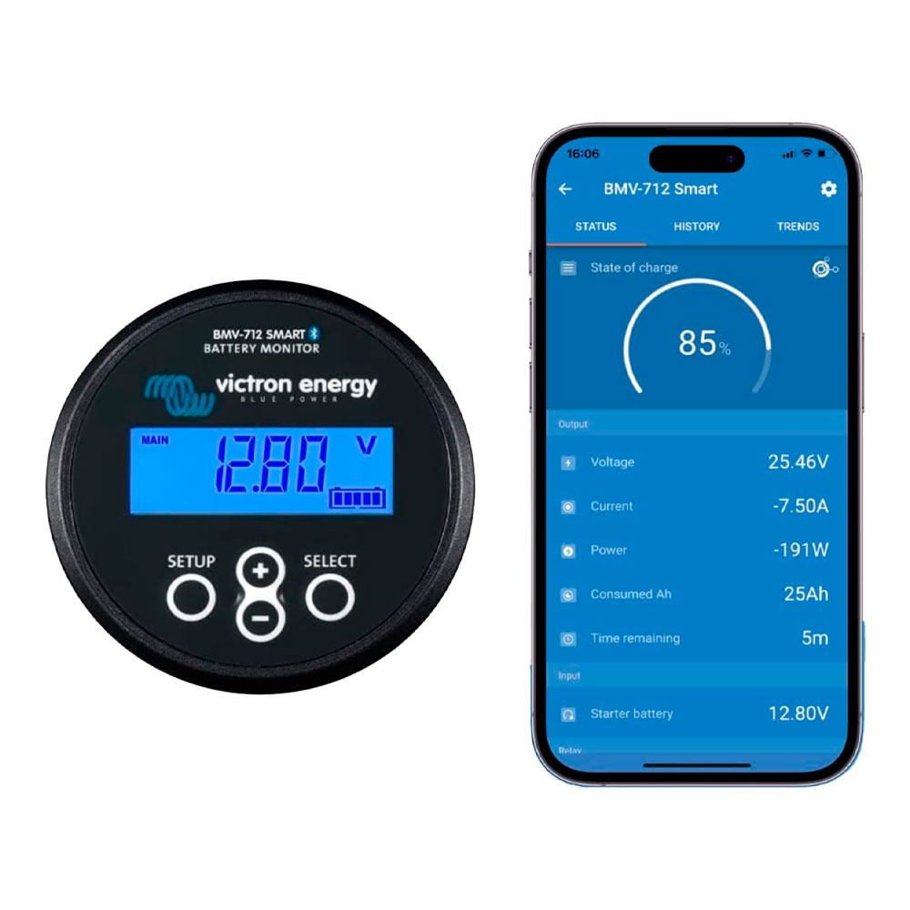 Battery Monitor BMV-712 BLACK Smart