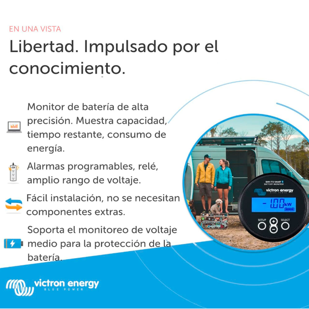 Battery Monitor BMV-712 BLACK Smart
