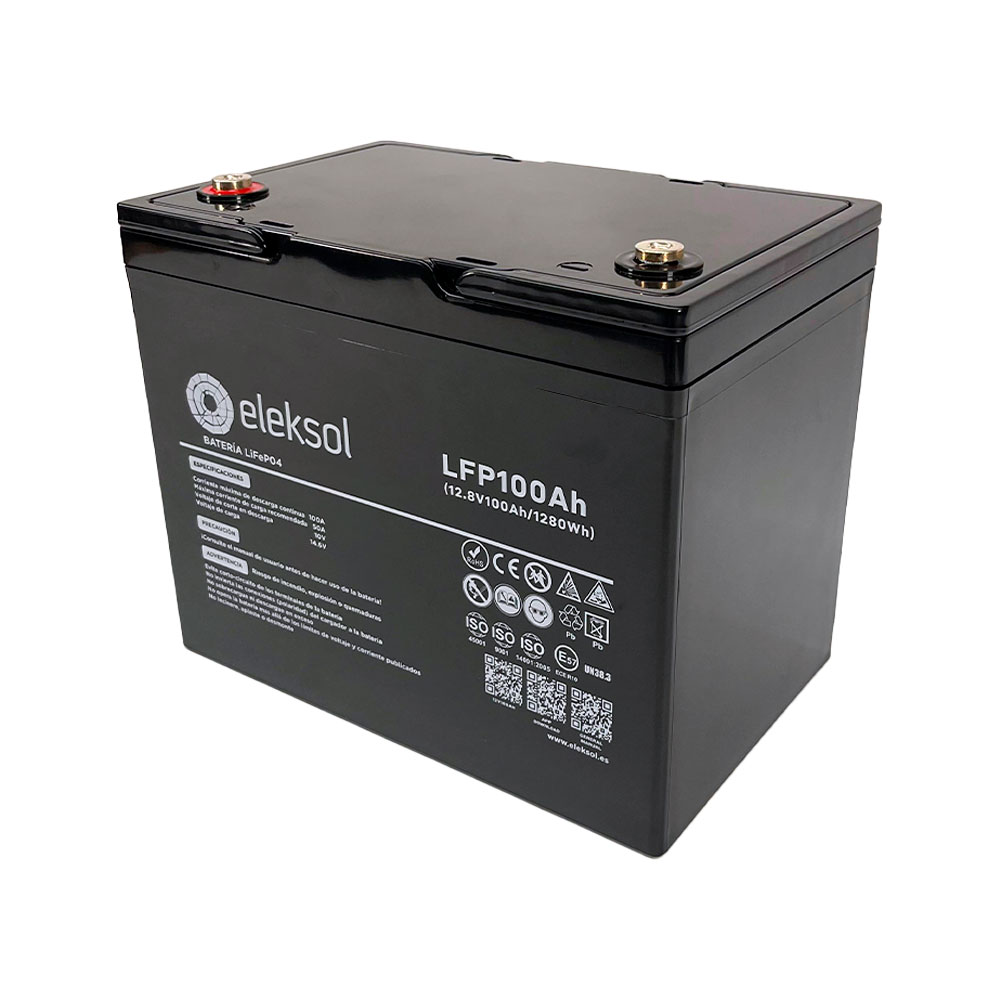Batería Litio Compact Eleksol 100Ah/12,8V Bluetooth V2