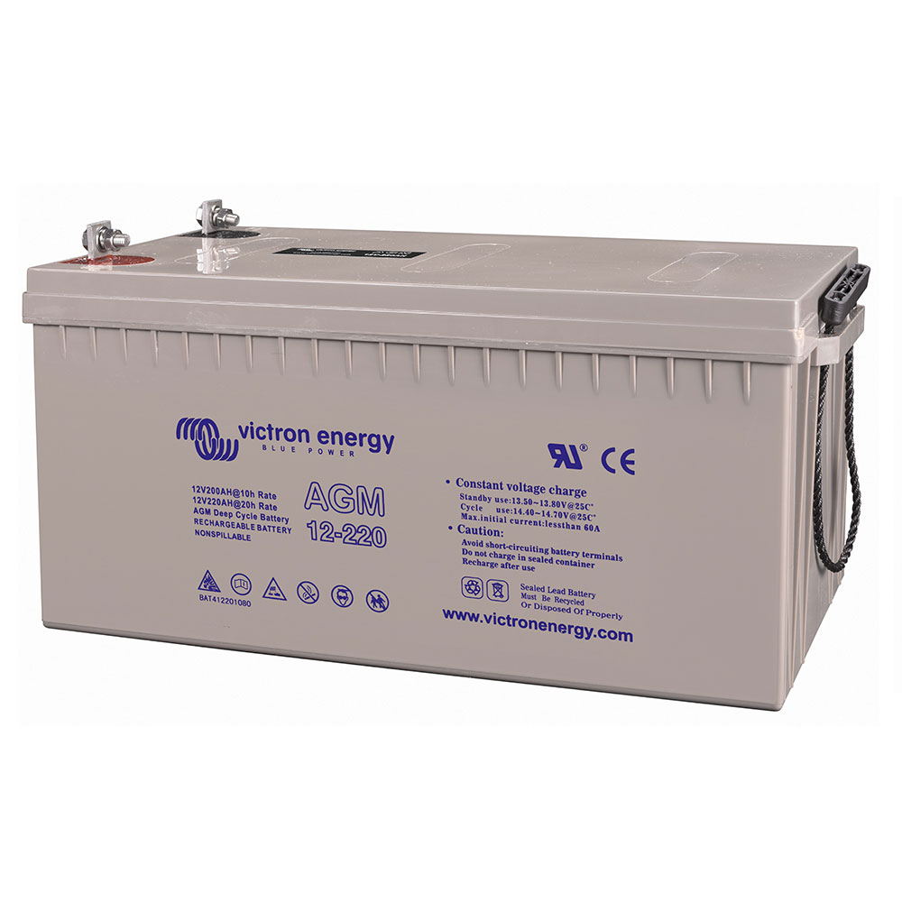 12V/220Ah AGM Deep Cycle Batt. (M8)