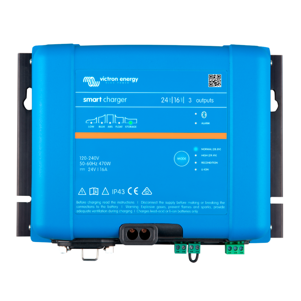 Cargador Smart IP43 24/16 (3) 120-240V
