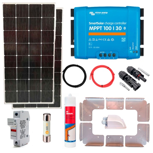 [KIT 2x200W+REG CAMPER] Kit Solar Camper 2x200W + Bluetooth