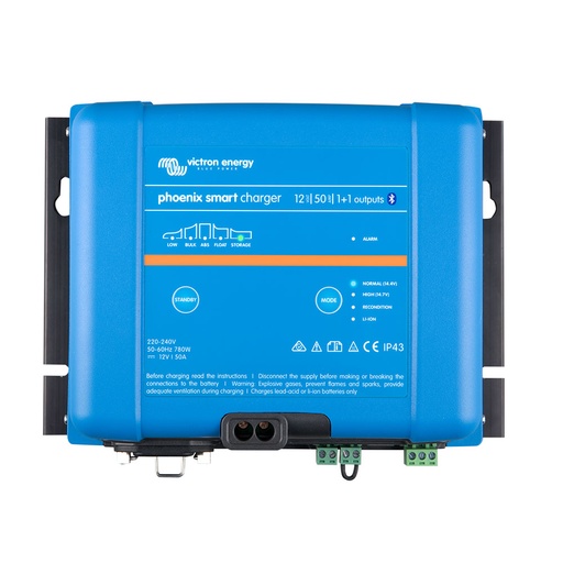 [PSC125051095] Smart IP43 Charger 12/50 (1+1) 120/240V