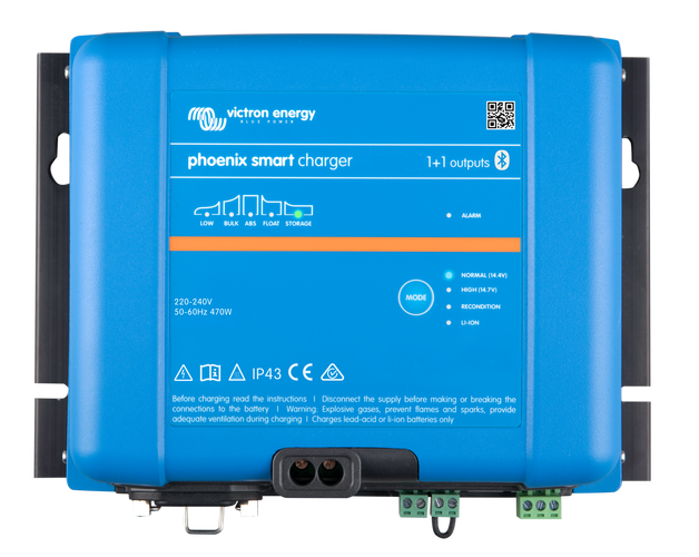 Smart IP43 Charger 24/16 (1+1)  120/240V