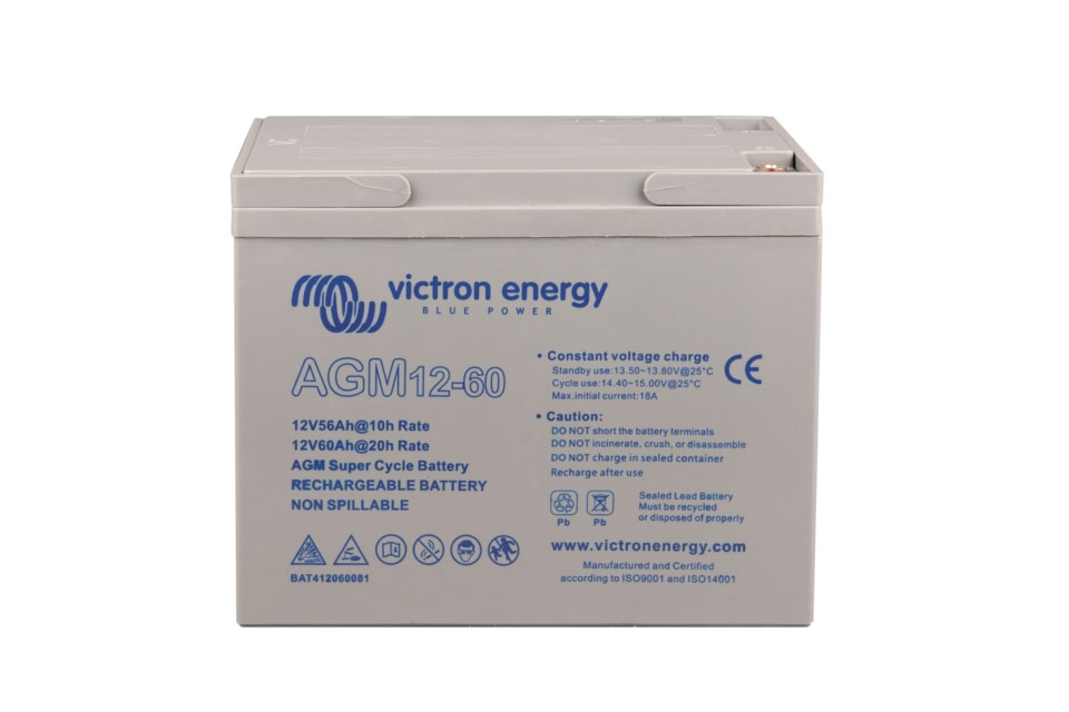 12V/60Ah AGM Super Cycle Batt. (M6)