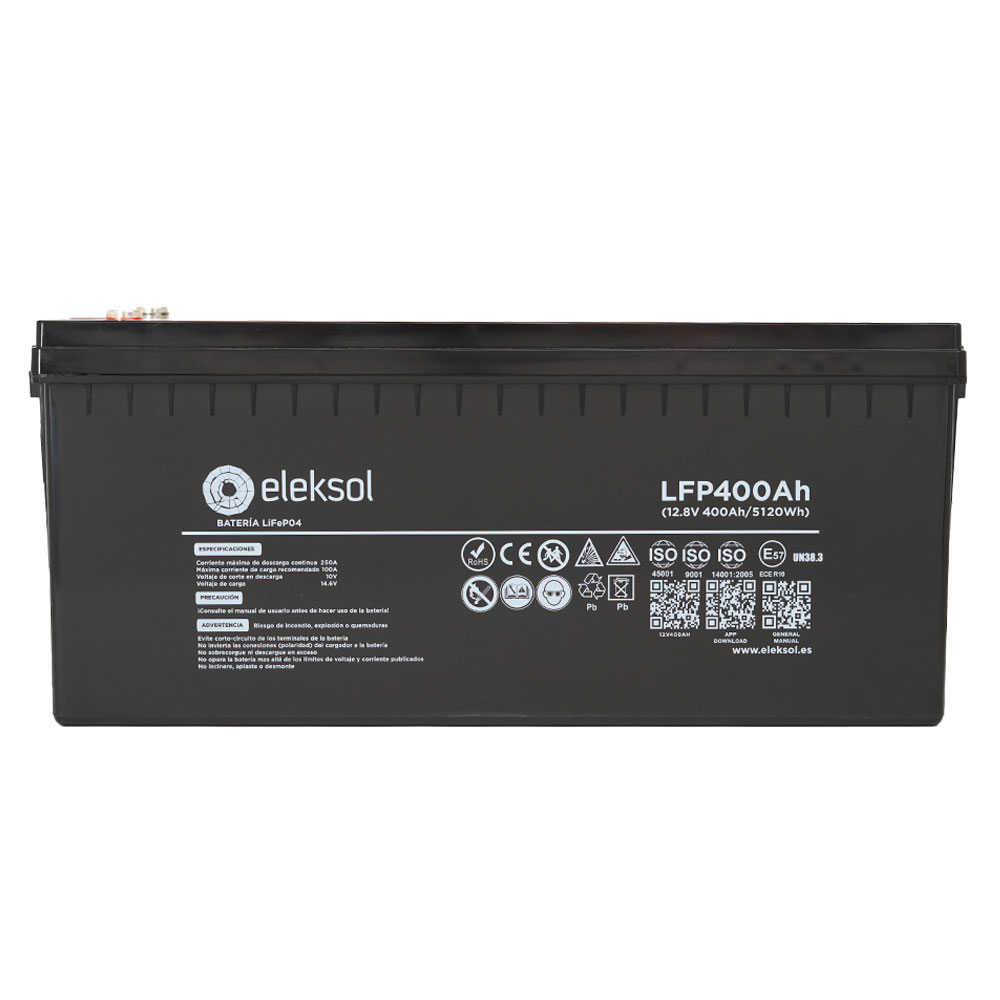 Batería Litio Eleksol 400Ah/12,8V Bluetooth