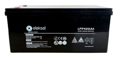 [LFP400AHBT] Batería Litio Eleksol 400Ah/12,8V Bluetooth