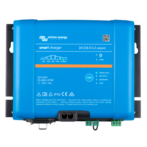 [PSC241651085] Cargador Smart IP43 24/16 (1+1) 120-240V