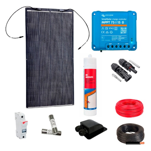 [KIT FLEX200 REG CAMPER] Kit Solar Camper 200W Flex+Bluetooth