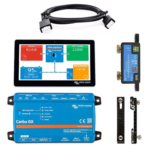 [monitcampertouch70] Kit Monitorización Cerbo GX + Touch 70